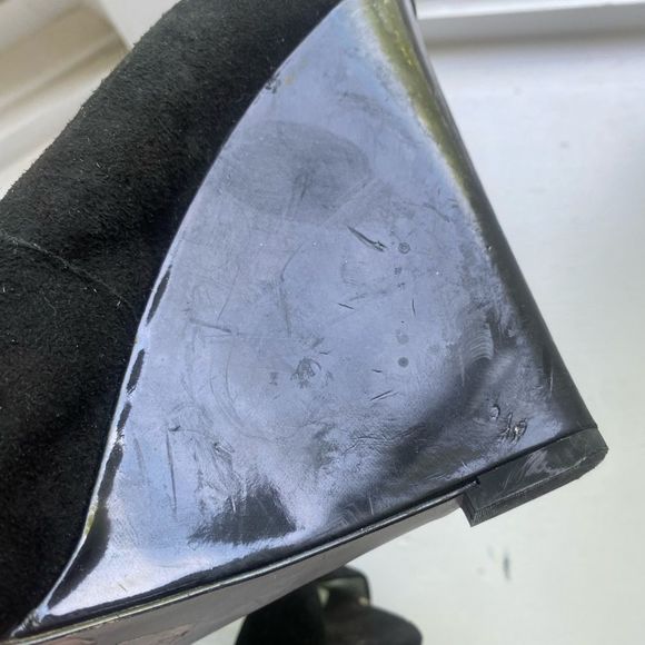 Classy, Sexy, Professional Jessica Simpson Peep Toe Wedges, Black, Size 7! ๐ โจ - Picture 5 of 11